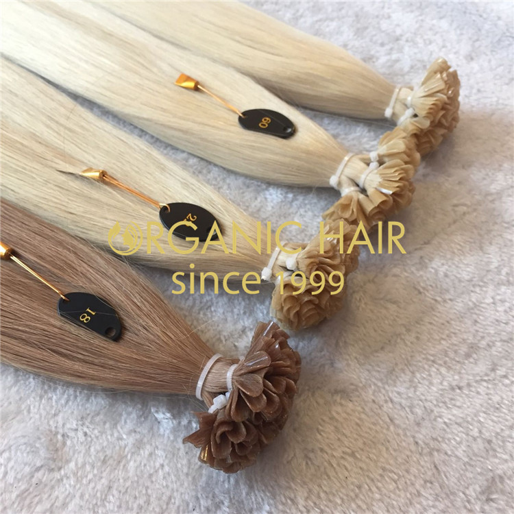 Hair extensions to order--High quality U tip hair extensions C13